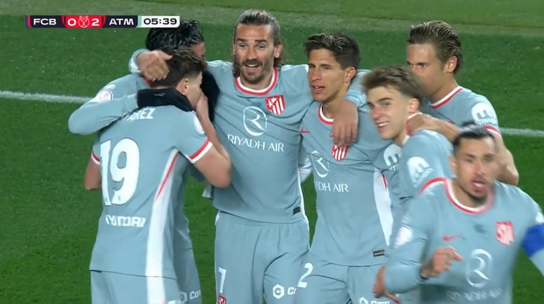 VIDEO/ Atletico Madridi e shënon edhe golin e dytë kundër Barcelonës