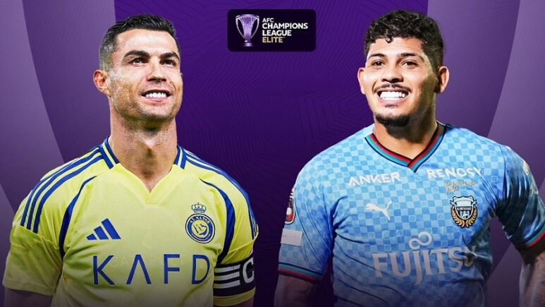 Al Nassr FC is playing home against Kawasaki Frontale at Al Inma Bank Stadium at King Abdullah Sport City