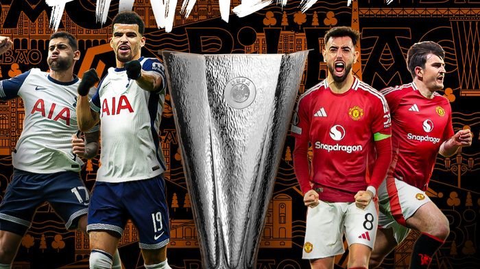 It is an all-English UEL final taking place at San Mames in Bilbao in the Basque Country in Spain
