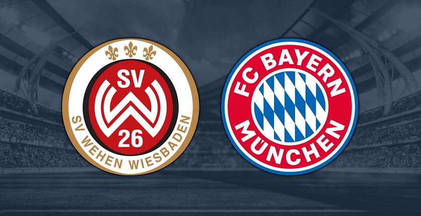 Bayern Munich is traveling to somewhere near Frankfurt to take on SV Wehen Wiesbaden