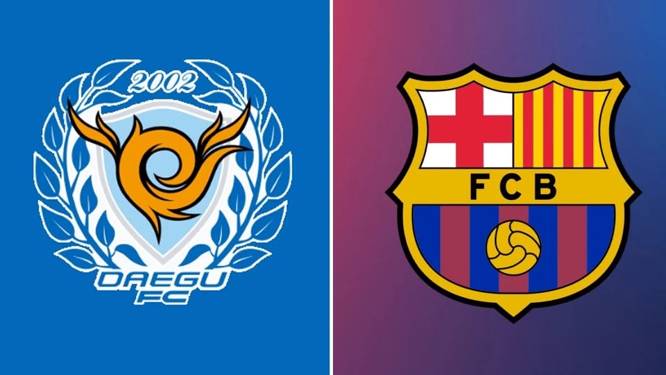 Barcelona round off their tour of Asia on Monday when they face South Korean side Daegu