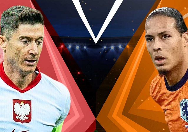 With 13 points, Poland are in second place, three points behind the leaders, Netherlands