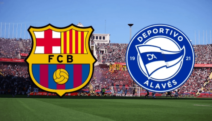 Barcelona are back in action when they host Alaves at Camp Nou